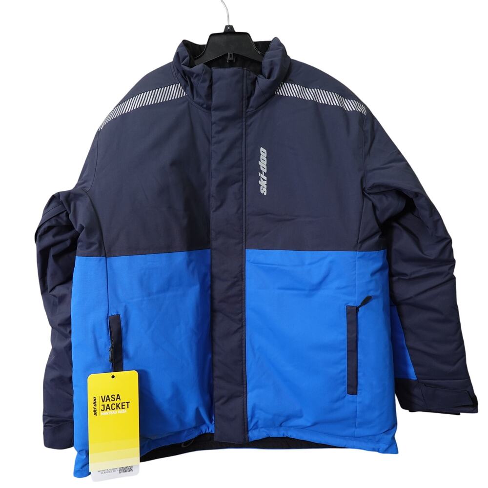 Ski-Doo Mens Vasa Snowmobile Jacket Indigo Blue - 2XL